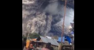 erupção vulcânica