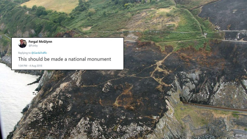 Incêndio na Irlanda revela mensagem da Segunda Guerra Mundial – Entenda!