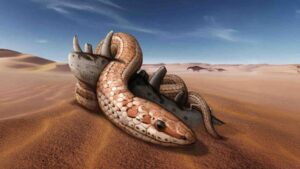 Cobra com patas