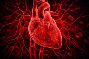 Coração de Mulher com sintomas de infarto
