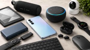 Os 10 produtos de tecnologia mais vendidos na Amazon Brasil: do Echo Dot ao Galaxy A55. Guia com avaliacoes honestas e links diretos para cada produto.