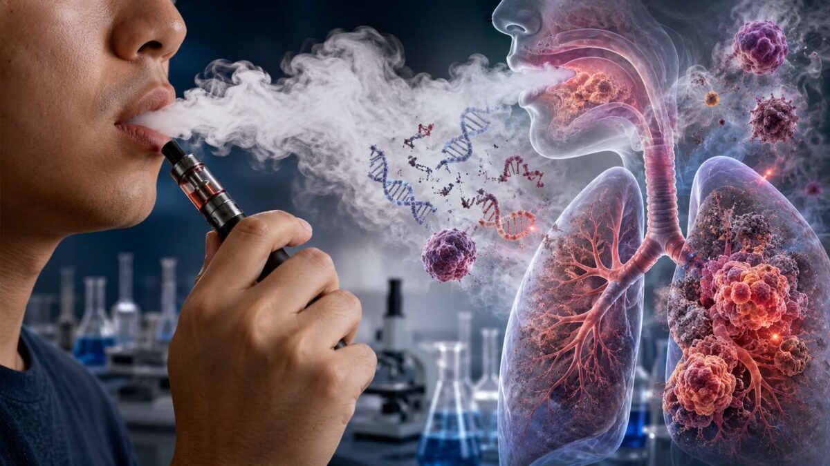 Estudos e revisões sistemáticas apontam para a grande probabilidade de vape causar câncer.